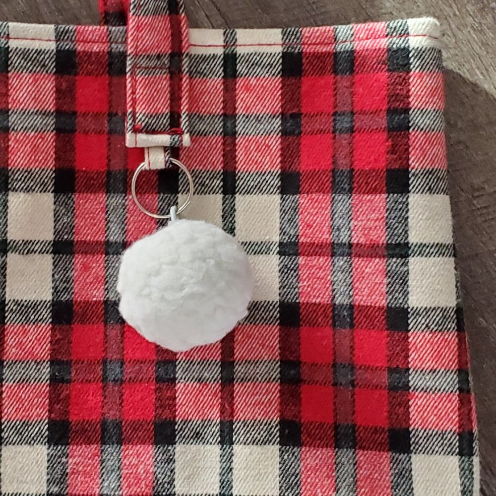 Red Plaid Tote Bag - Picture 2 of 2
